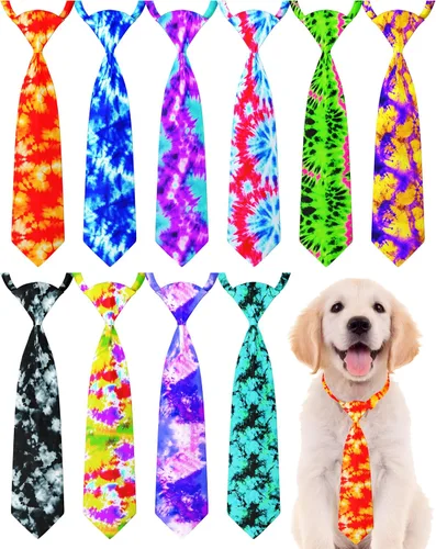 Vista 74 de PET SHOW Paquete de 10 corbatas para perros de feliz cumpleaños, XS
