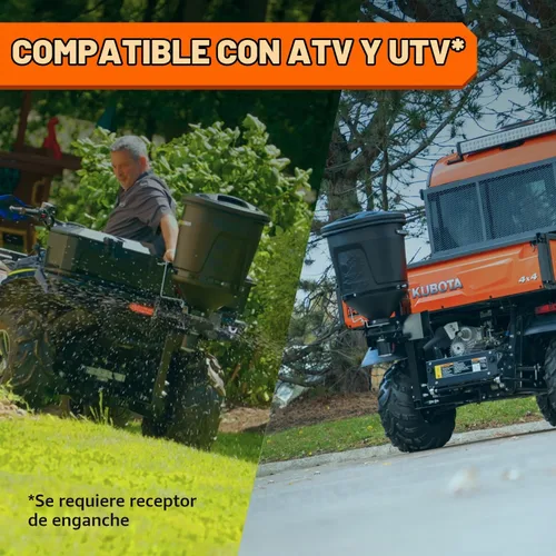 Vista 4 de Buyers Products UTVS16 esparcidor multipropósito con montaje, para UTV, Negro