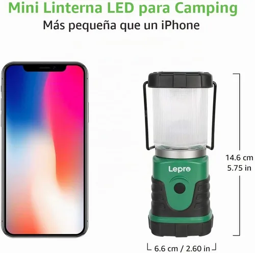 Vista 6 de Linterna de camping LED Lepro, linterna de camping mini