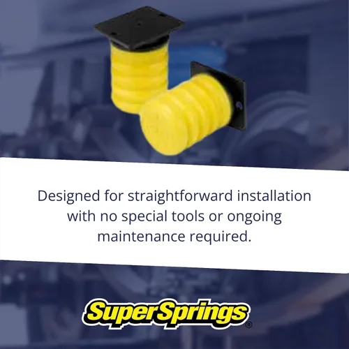 Vista 4 de SuperSprings SSR-302-54 SumoSprings Trasero para Dodge RAM 2500 3500, Dodge RAM 4500 5500, Amarillo