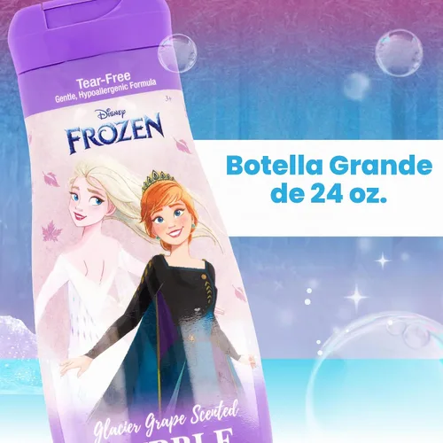 Vista 3 de Baño de burbujas Frozen de Disney, 24 onzas (24.0 fl oz)