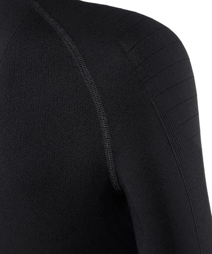 Vista 5 de FALKE - Camisa de manga larga con cremallera para mujer, color negro