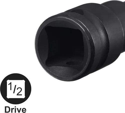 Vista 4 de uxcell 1/2 "Drive x T30 Torx Bit Socket, S2 Steel Bits, Cr-Mo Sockets 12" Longitud (solo para uso manual)