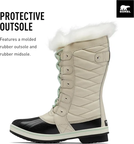 Vista 3 de SOREL Tofino II - Botas de invierno con aislamiento impermeable y cuello de piel sintética, para mujer
