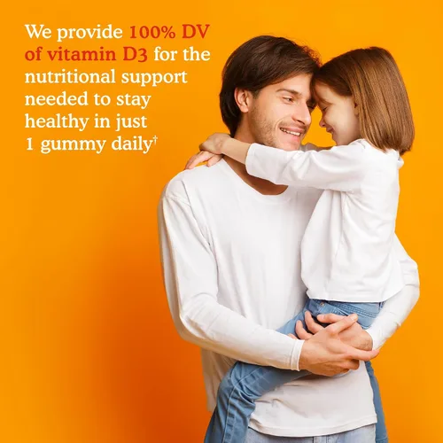 Vista 3 de Garden of Life Gomitas orgánicas de vitamina D3 para niños con 800 UI (100% valor diario) para huesos fuertes, dientes, cerebro e inmunidad – Sin