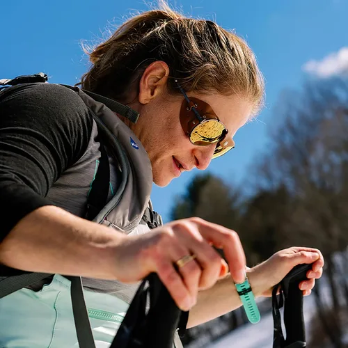 Vista 5 de Julbo Cham Glacier - Gafas de sol para hombre y mujer, lentes fotocromáticas para montañistas, senderismo, esquí y viajes en la nieve, 100% UV