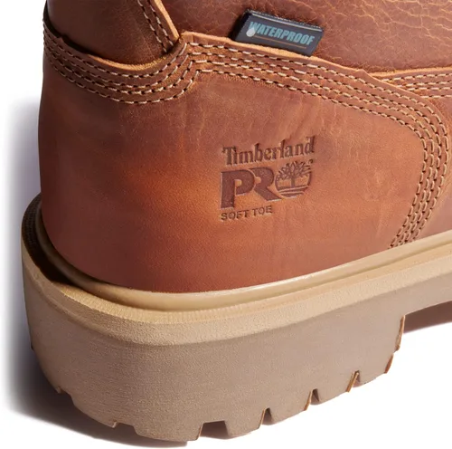 Vista 3 de Botas para hombre Timberland PRO 26011, ajuste directo, caña de 8 pulgadas, punta blanda Caléndula