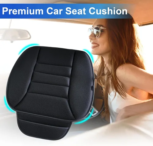 Vista 2 de Lofty Aim Cojín Premium para Asiento de Automóvil, Cojín para Conductor con Espuma Viscoelástica de Confort y Base de Goma Antideslizante