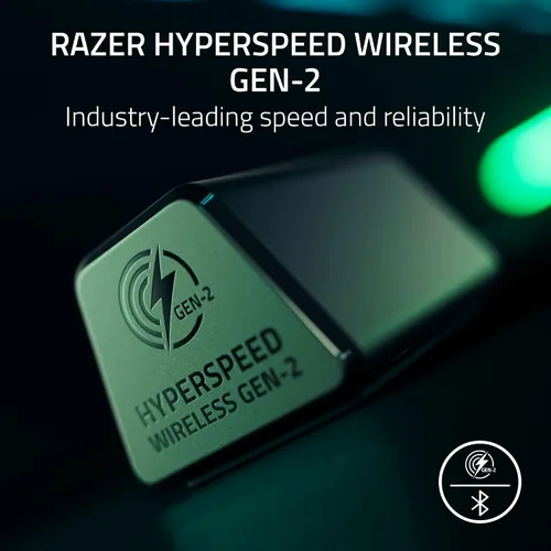 Vista 3 de Razer BlackShark V3 Pro Wireless ANC Gaming Headset for PS5: Full Band Mic - 50mm Drivers - 2.4 GHz, Bluetooth, 3.5mm - Works with PC, Mac, Nintendo