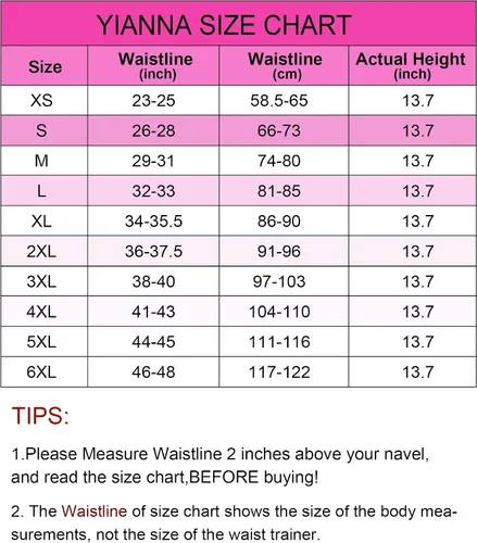 Vista 5 de YIANNA Long Torso Waist Trainer for Women Underbust Corsets Cincher Sport Girdle