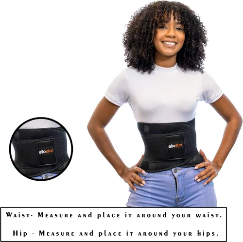 Vista 3 de ellostar Faja Colombianas - Entrenador de cintura adelgazante ajustable para adelgazar, figura de reloj de arena, moldeador de cintura para pérdida