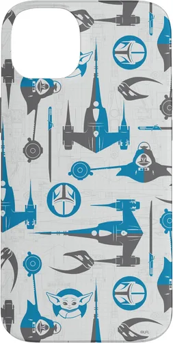 Vista 15 de Funda para iPhone 16 Star Wars The Mandalorian & Grogu Signets y Starships