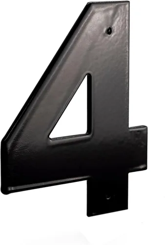 Vista 9 de Montague Metal Products - Números de casa individuales, escritos en letra Helvetica