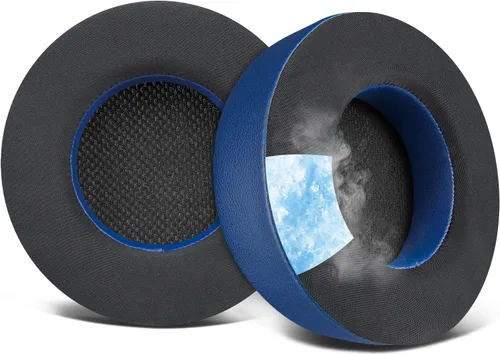 Vista 14 de SOULWIT Almohadillas de enfriamiento para auriculares Corsair Virtuoso, almohadillas con espuma de aislamiento de ruido de alta densidad, grosor