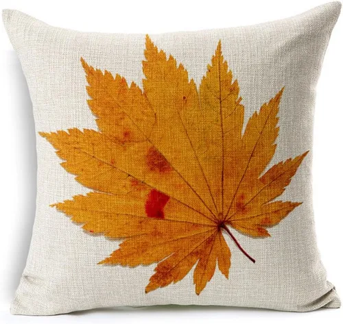 Vista 2 de All Smiles Juego de 4 fundas de almohada decorativas de otoño de 16 x 16 pulgadas para el hogar, Acción de Gracias, otoño, decoración de cocina