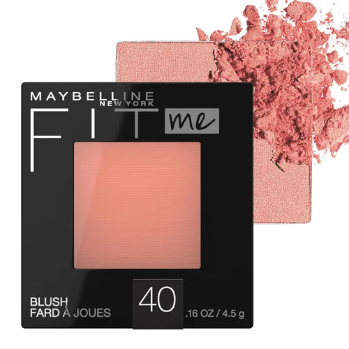 Vista 15 de Maybelline Fit Me Blush, Ligero, Suave, Mezclable, Maquillaje de Color de Larga Duración que Realza el Rostro Todo el Día, Buff, 1 Unidad
