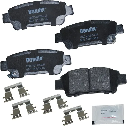 Vista 251 de Bendix Priority1 CFC154 - Juego de pastillas de freno de disco para Avanti II, Century, LeSabre, Regal, Riviera, chasis comercial, DeVille
