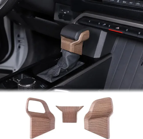 Vista 25 de Aunginsy Cubierta de freno de mano para palanca de cambios de automóvil, compatible con Toyota Tundra 2022+, Sequoia 2023+ y Tacoma 2024+, perilla