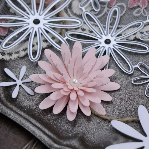Vista 11 de Lapoo Troquel de Corte de Metal de Flores para Álbumes de Recortes - Plantillas de Corte Duraderas para Álbumes de Recortes DIY, Álbumes de Fotos