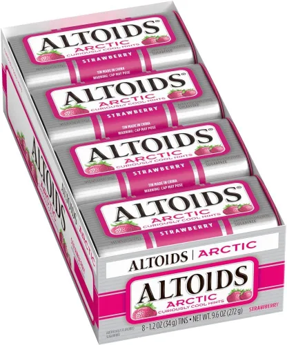 Vista 11 de ALTOIDS Arctic - Caramelos de menta, lata de 1.2 onzas (paquete de 8)