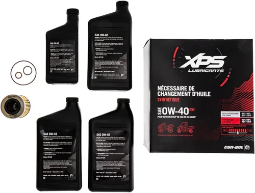 Vista 2 de Can-Am nuevo OEM 4T 0W-40 mezcla sintética cambio aceite kit Rotax 450 cc 9779257