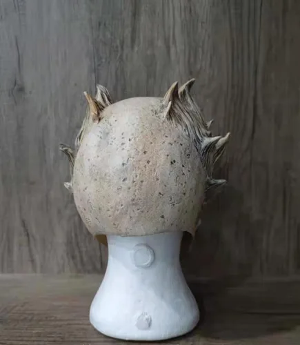 Vista 7 de Máscara de calavera de terror, máscara de esqueleto realista