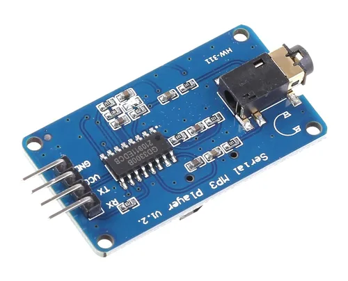Vista 2 de Módulo reproductor de MP3 para Arduino, ESP32, ESP8266, Raspberry Pi, 2 piezas