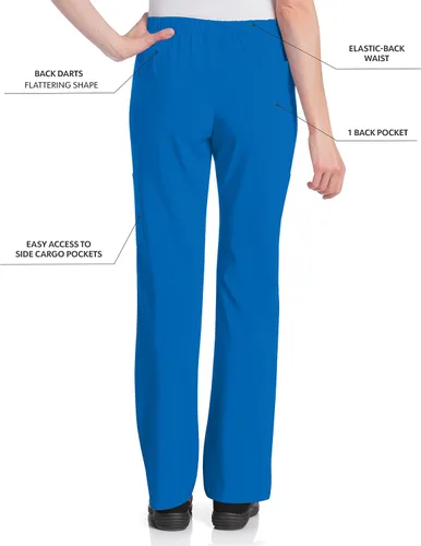 Vista 3 de Urbane Performance 9312 - Pantalones cargo elásticos de 6 piezas para mujer