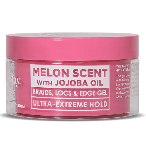 Vista 5 de Esha Slick N Slay - Gel trenzado 3 en 1 para trenzas y bordes, sujeción ultra extrema para el cabello, brillo hidratante y acondicionador, gel