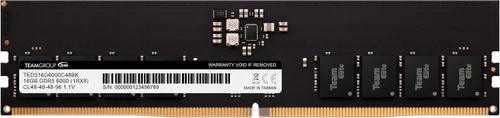 Vista 8 de TEAMGROUP Elite DDR5 de 16GB 4800 MHz (PC5-38400) CL40 sin ECC, sin búfer 1.1 V UDIMM 288 pines PC, módulo de memoria RAM actualizada