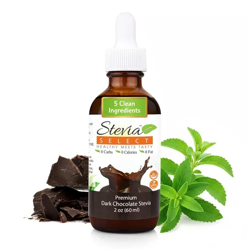 Vista 23 de Stevia Select Sabor a Cereza Negra Líquido de Stevia – Edulcorante Cero Calorías para Café, Té, Bebidas y Horneado, 100% Natural, Sin Eritritol