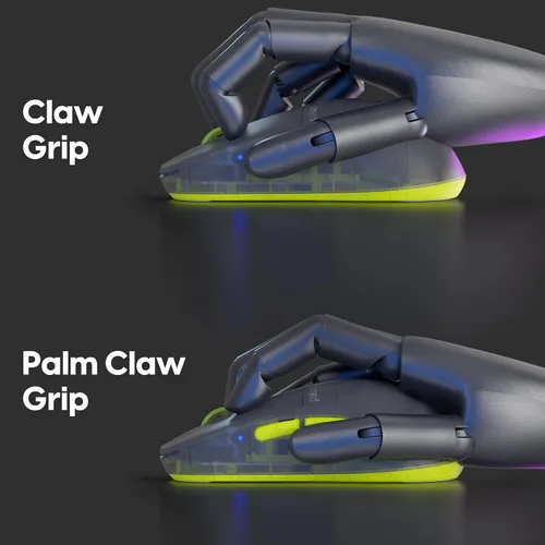 Vista 5 de Pulsar X2H - Mouse inalámbrico para juegos, edición limitada Acid Rewind, ultraligero de 1.83 onzas (1.83 oz), simétrico, interruptor óptico, 26000