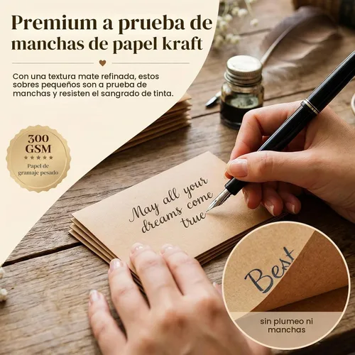 Vista 3 de HANSGO 100 mini sobres para tarjetas de regalo, portadores de tarjetas de regalo de 4 x 2.8 pulgadas con cierre de corazón, para bodas, cumpleaños