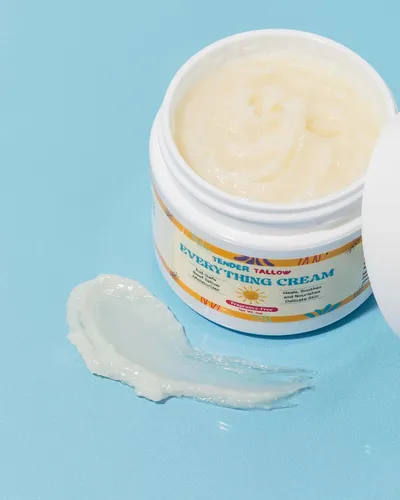 Vista 8 de Bálsamo de ternera 100% alimentado con pasto para el cuidado de la piel, crema de sarga natural para bebés, niños y recién nacidos, hidratante suave