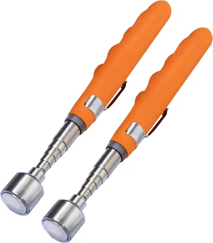 Vista 12 de Herramienta de recogida magnética flexible, palo de recogida extensible y plegable, extensible hasta 22.8” con capacidad de tracción de 20LB, útil