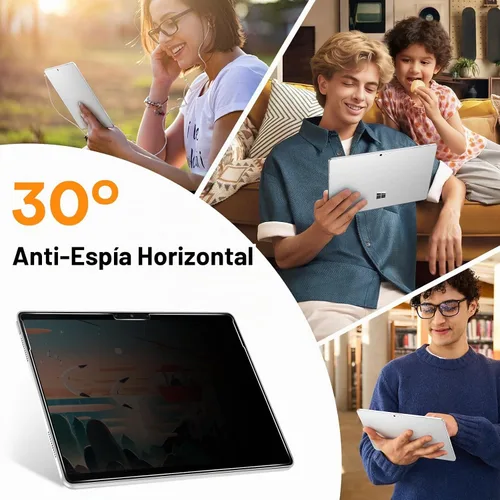Vista 4 de OMOTON Protector de pantalla de privacidad para Microsoft Surface Pro 12 pulgadas 2025