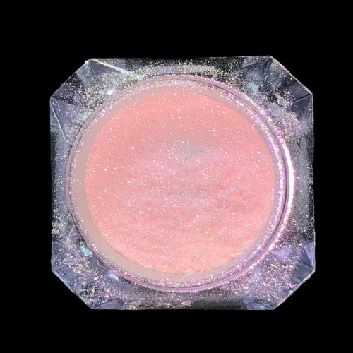 Vista 3 de Brillo holográfico para uñas, arco iris, neón, cromado, efecto de polvo de uñas, decoración de escamas, punta de polvo de uñas cromada, accesorios