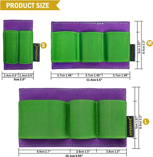 Vista 18 de VIPERADE PL6 Organizador modular EDC táctico, panel de bolsa de inserción elástica con soporte de gancho para accesorios, accesorio para mochila