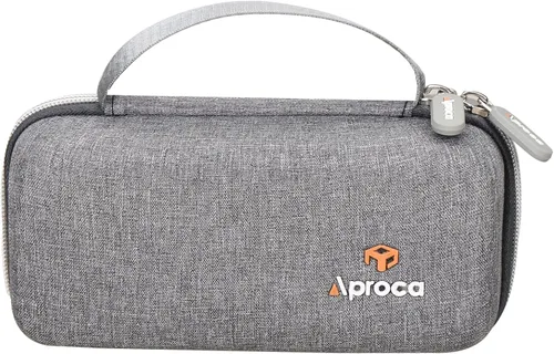 Vista 3 de Aproca Funda compatible con el kit de adaptador de viaje Ceptics World, bolsa de almacenamiento portátil para accesorios, color gris (solo funda)