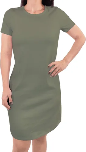 Vista 75 de Touched by Nature - Vestidos de manga corta y manga larga de algodón orgánico para niñas pequeñas, bebés y mujeres Manga larga con flores abstractas