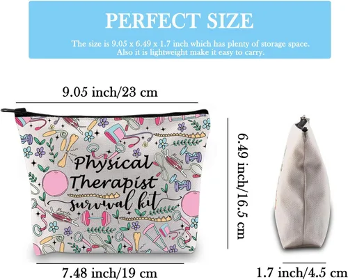 Vista 2 de GJTIM Physical Therapist Gift PT Apreciation Thank You Gift Physical Therapist Survival Kit Bolsa de maquillaje