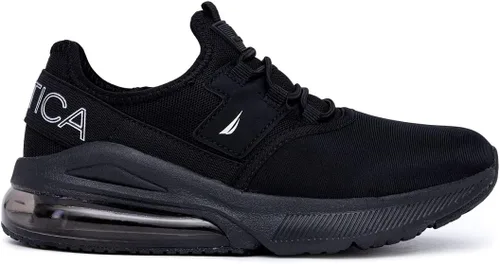 Vista 2 de Nautica Zapatos deportivos casuales de moda con burbujas de aire para niños, zapatos para caminar, ligeros, para niños y niñas, con cordones