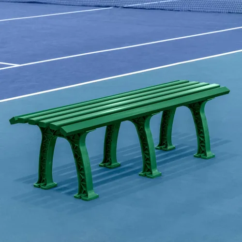 Vista 17 de Vermont Banco de cancha de tenis - 3 y 4 plazas Estándar o sin respaldo (estándar, negro, 3 plazas)