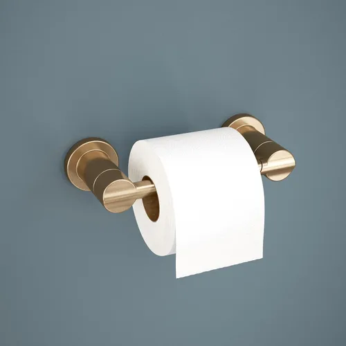 Vista 2 de Delta Soporte de papel higiénico giratorio Bronce champán Soporte de pared Accesorios de baño Nicoli