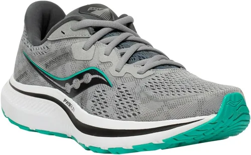 Vista 2 de Saucony Omni 20 - Tenis de correr para mujer, NegroBlanco