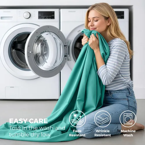 Vista 8 de Pure Bedding Juego de Sábanas Twin - Sábanas de Cama de Microfibra Ultra-Suave 1800 - Doble Cepillado - Bolsillos Profundos - Ajuste Fácil - Extra