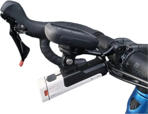 Vista 2 de Soporte de montaje para computadora de bicicleta compatible con Gar min/Mage ne C406 C206/Bry ton/Wa hoo/iGPS Port Computer, cámaras de acción