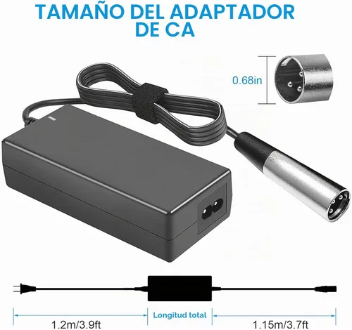 Vista 5 de Cargador de batería de scooter 24V 2A para Schwinn S300 S350 S400 S500 S650