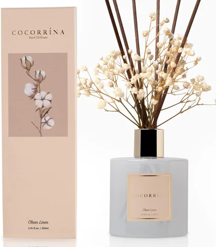 Vista 25 de Difusor de Varillas Cocorrína - Difusor Aromatizante con Aroma de Arroyo de Bambú con 8 Varillas, Difusor de Fragancia para Hogar, Decoración