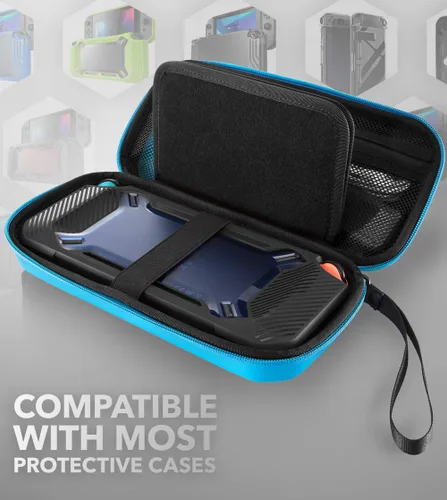 Vista 5 de Mumba Carrying Case for Nintendo Switch OLED & Nintendo Switch, Deluxe Protective Travel Carry Case Pouch for Nintendo Switch Console & Accessories